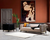 Canapea Fixa cu  3 Locuri Lux  Willy, 222 x 75 x 89 cm - Bej, SKU 560ARE1343