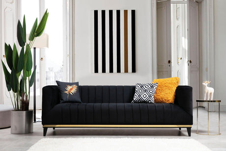 Canapea Fixa cu  3 Locuri Lux  Willy, 222 x 75 x 89 cm