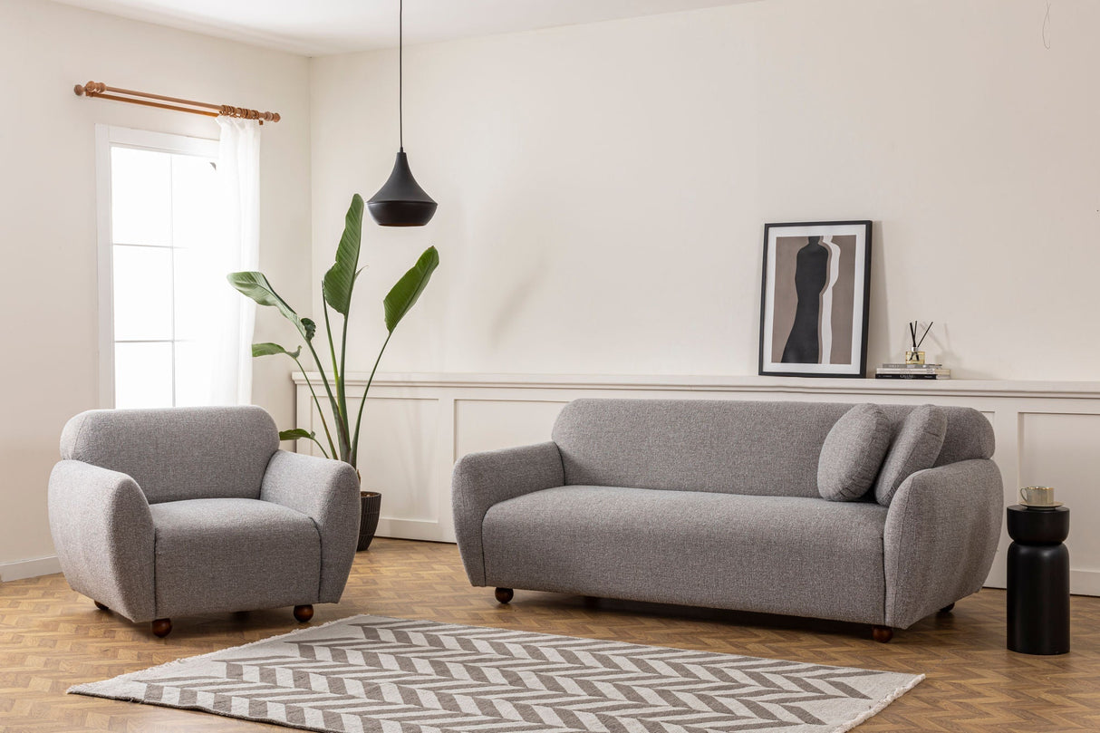 Canapea fixă 3 locuri Eddy, Diverse culori, Diverse dimensiuni - Gri deschis - Ø30x86 cm | SKU: 560ARE1346 | Canapea fixă 3 locuri Eddy, varianta Gri deschis - Ø30x86 cm, produs pentru amenajarea locuinței, disponibil online în România la CasaMob