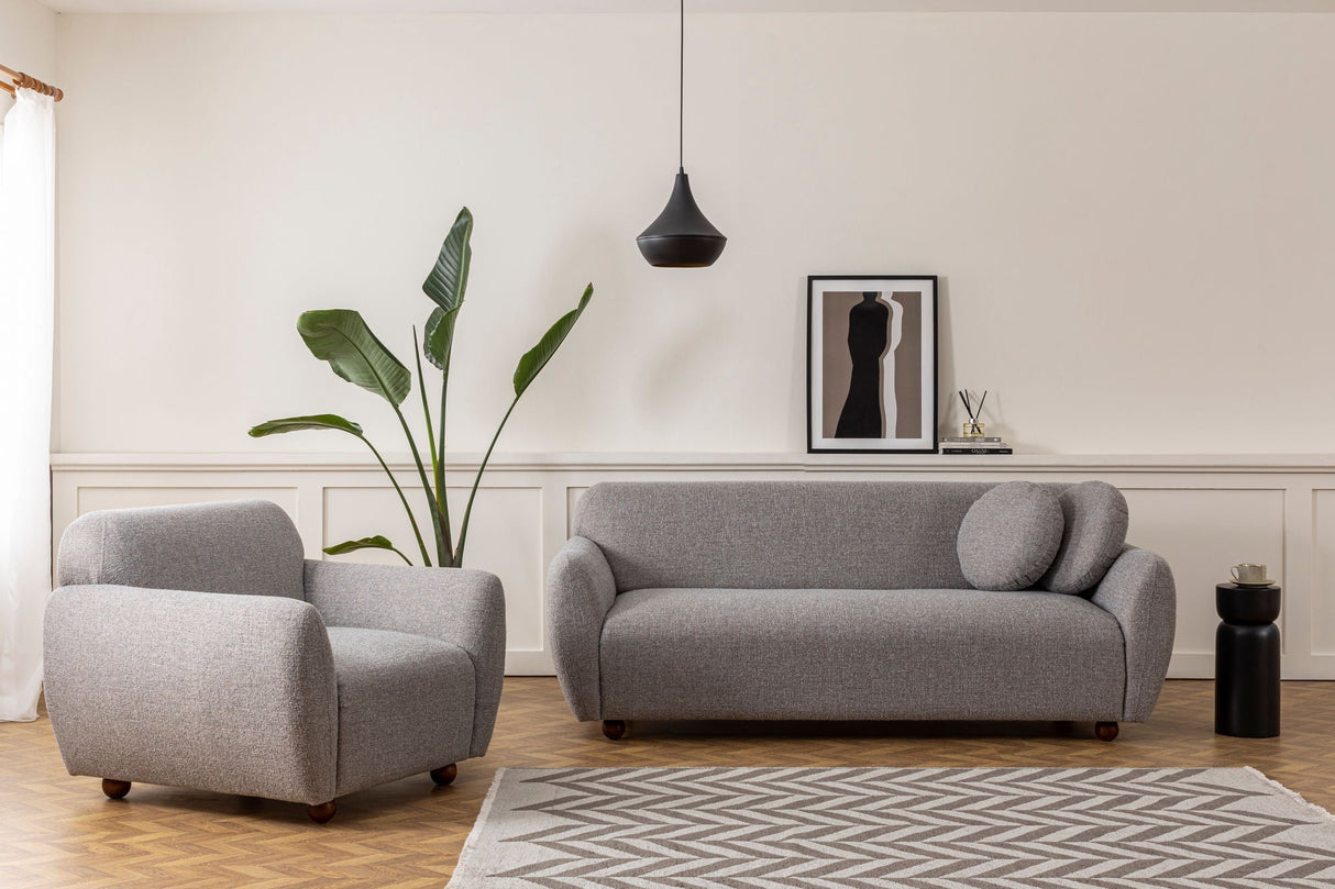 Canapea fixă 3 locuri Eddy, Diverse culori, Diverse dimensiuni - Gri deschis - Ø30x86 cm | SKU: 560ARE1346 | Canapea fixă 3 locuri Eddy, varianta Gri deschis - Ø30x86 cm, produs pentru amenajarea locuinței, disponibil online în România la CasaMob