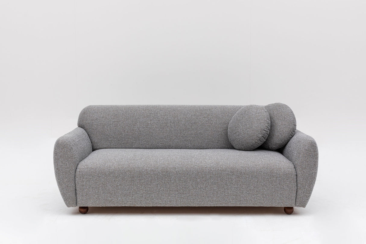 Canapea fixă 3 locuri Eddy, Diverse culori, Diverse dimensiuni - Gri deschis - Ø30x86 cm | SKU: 560ARE1346 | Canapea fixă 3 locuri Eddy, varianta Gri deschis - Ø30x86 cm, produs pentru amenajarea locuinței, disponibil online în România la CasaMob