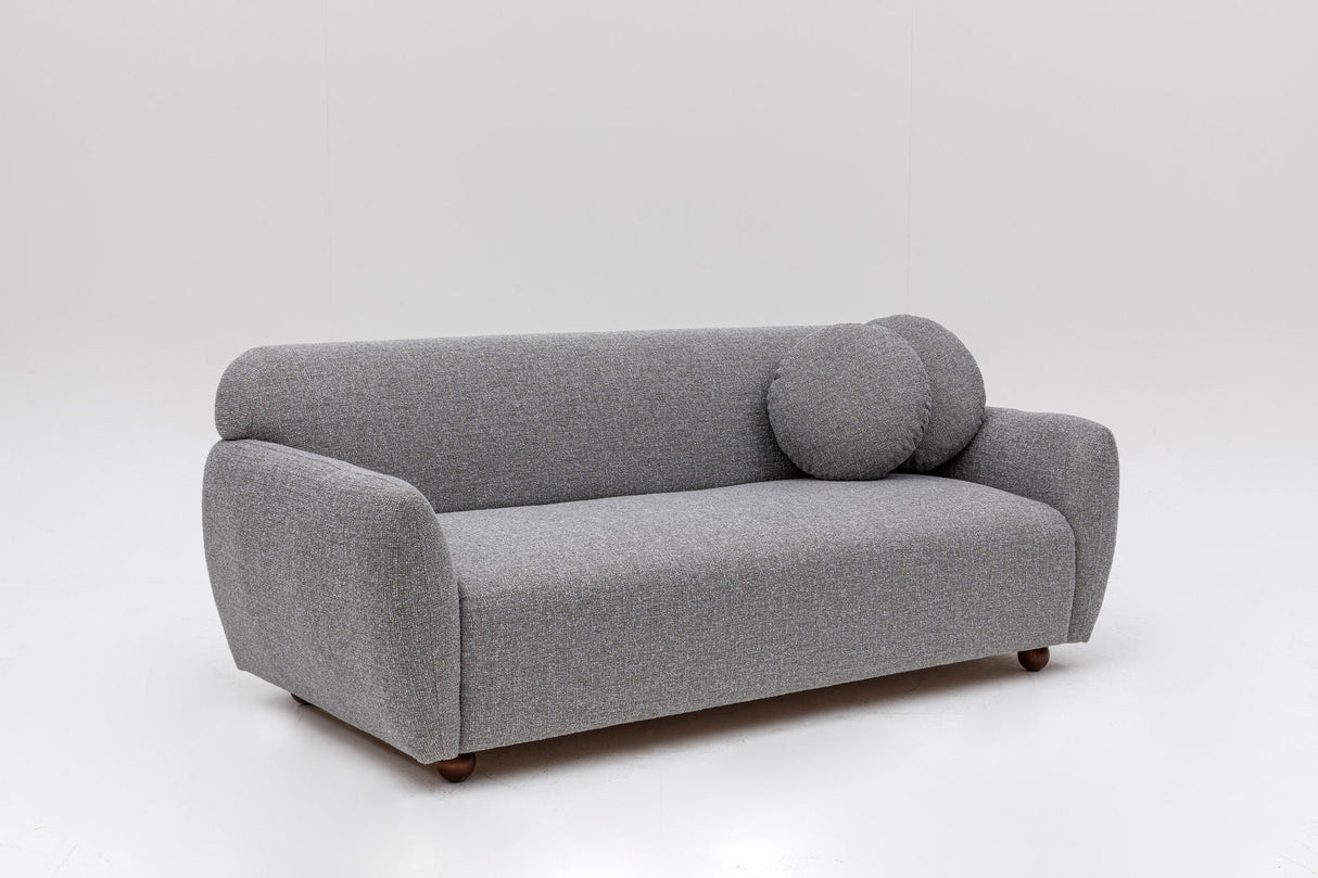 Canapea fixă 3 locuri Eddy, Diverse culori, Diverse dimensiuni - Gri deschis - Ø30x86 cm | SKU: 560ARE1346 | Canapea fixă 3 locuri Eddy, varianta Gri deschis - Ø30x86 cm, produs pentru amenajarea locuinței, disponibil online în România la CasaMob