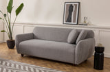Canapea fixă 3 locuri Eddy, Diverse culori, Diverse dimensiuni - Gri deschis - Ø30x86 cm | SKU: 560ARE1346 | Canapea fixă 3 locuri Eddy, varianta Gri deschis - Ø30x86 cm, produs pentru amenajarea locuinței, disponibil online în România la CasaMob