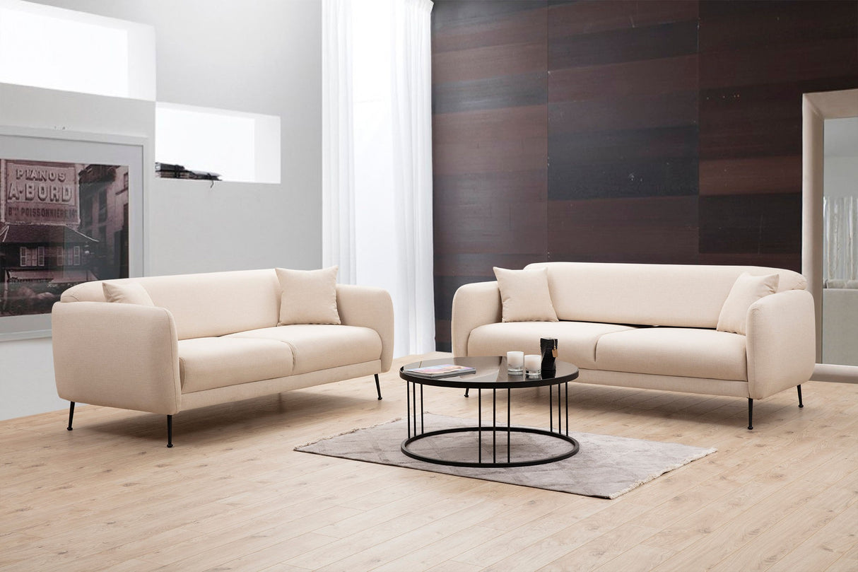 Canapea extensibilă Sevilla, 3 locuri, Diverse culori - Bej | SKU: 560ARE1357 | Canapea extensibilă Sevilla, 3 locuri, varianta Bej, produs pentru amenajarea locuinței, disponibil online în România la CasaMob
