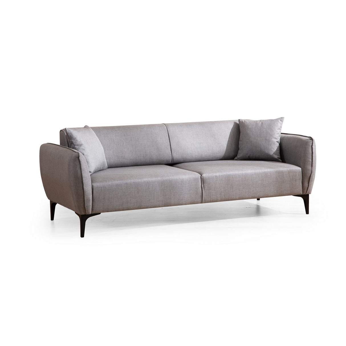 Canapea fixă Belissimo, Diverse culori, Diverse configurații, Diverse dimensiuni - Gri - 220x95x67 cm - 3 locuri | SKU: 560ARE1360 | Canapea fixă Belissimo, varianta Gri - 220x95x67 cm - 3 locuri, produs pentru amenajarea locuinței, disponibil online în România la CasaMob