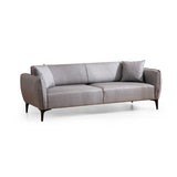 Canapea fixă Belissimo, Diverse culori, Diverse configurații, Diverse dimensiuni - Gri - 220x95x67 cm - 3 locuri | SKU: 560ARE1360 | Canapea fixă Belissimo, varianta Gri - 220x95x67 cm - 3 locuri, produs pentru amenajarea locuinței, disponibil online în România la CasaMob