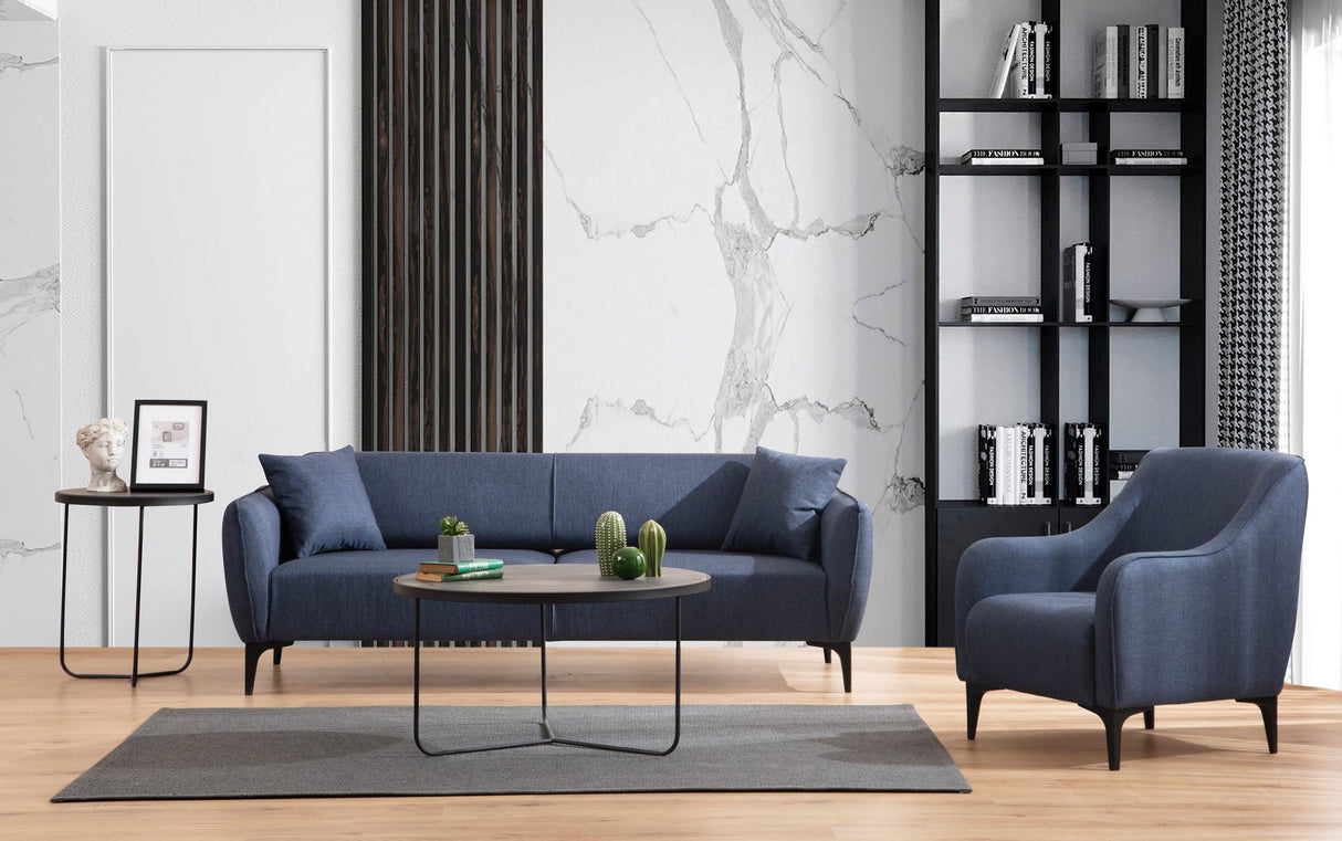 Canapea fixă Belissimo, Diverse culori, Diverse configurații, Diverse dimensiuni - Albastru - 220x95x67 cm - 3 locuri | SKU: 560ARE1361 | Canapea fixă Belissimo, varianta Albastru - 220x95x67 cm - 3 locuri, produs pentru amenajarea locuinței, disponibil online în România la CasaMob
