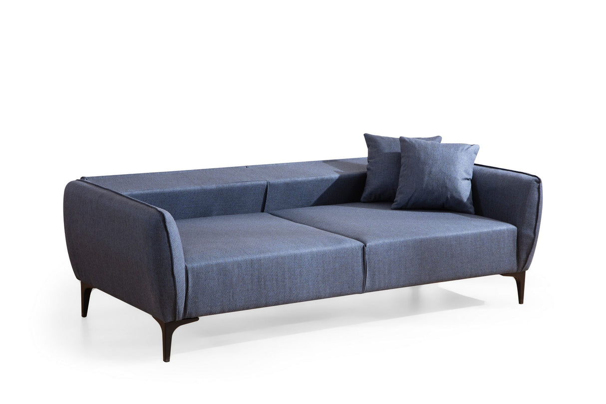 Canapea fixă Belissimo, Diverse culori, Diverse configurații, Diverse dimensiuni - Albastru - 220x95x67 cm - 3 locuri | SKU: 560ARE1361 | Canapea fixă Belissimo, varianta Albastru - 220x95x67 cm - 3 locuri, produs pentru amenajarea locuinței, disponibil online în România la CasaMob