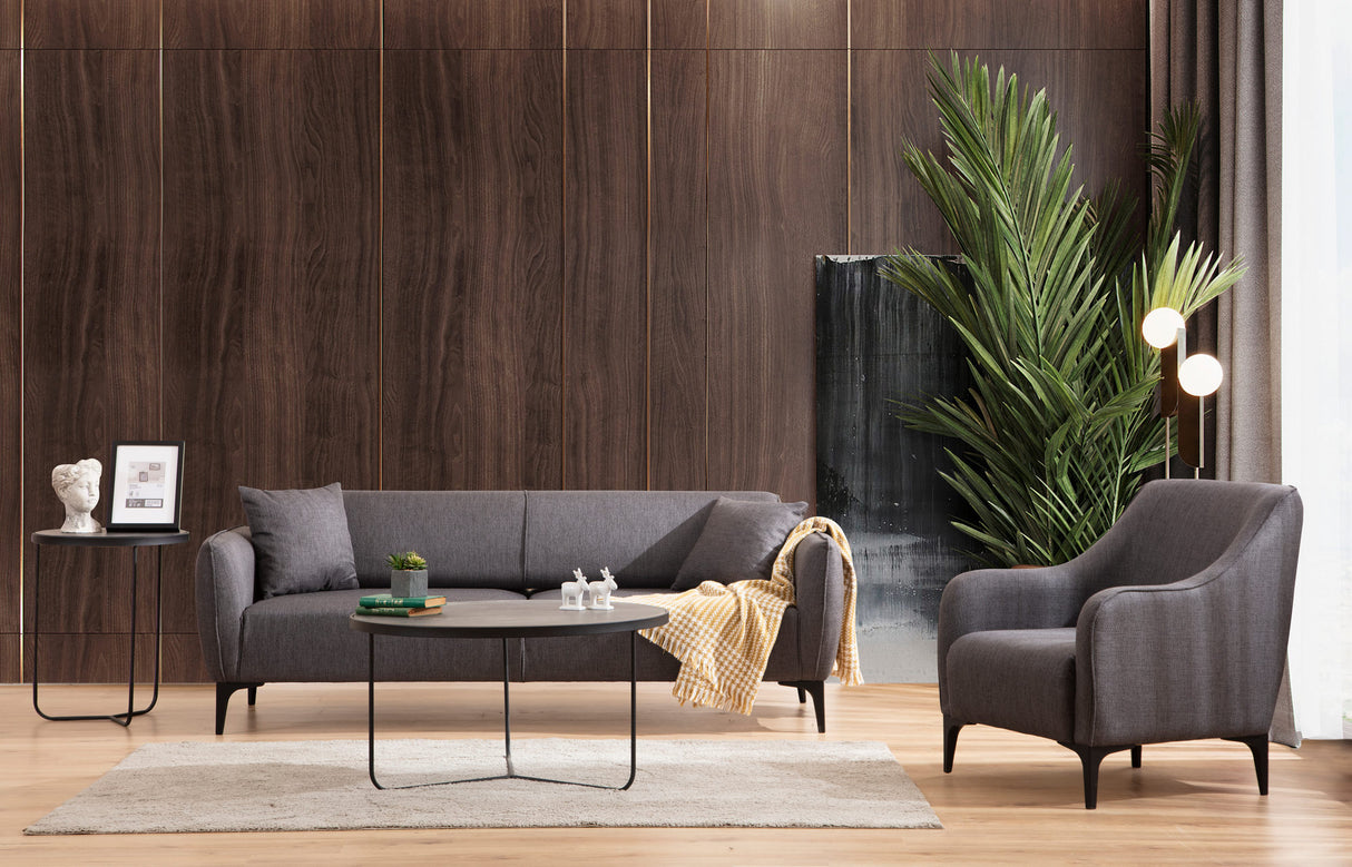 Canapea fixă Belissimo, Diverse culori, Diverse configurații, Diverse dimensiuni - Gri închis - 220x95x67 cm - 3 locuri | SKU: 560ARE1359 | Canapea fixă Belissimo, varianta Gri închis - 220x95x67 cm - 3 locuri, produs pentru amenajarea locuinței, disponibil online în România la CasaMob
