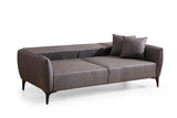Canapea fixă Belissimo, Diverse culori, Diverse configurații, Diverse dimensiuni - Gri închis - 220x95x67 cm - 3 locuri | SKU: 560ARE1359 | Canapea fixă Belissimo, varianta Gri închis - 220x95x67 cm - 3 locuri, produs pentru amenajarea locuinței, disponibil online în România la CasaMob