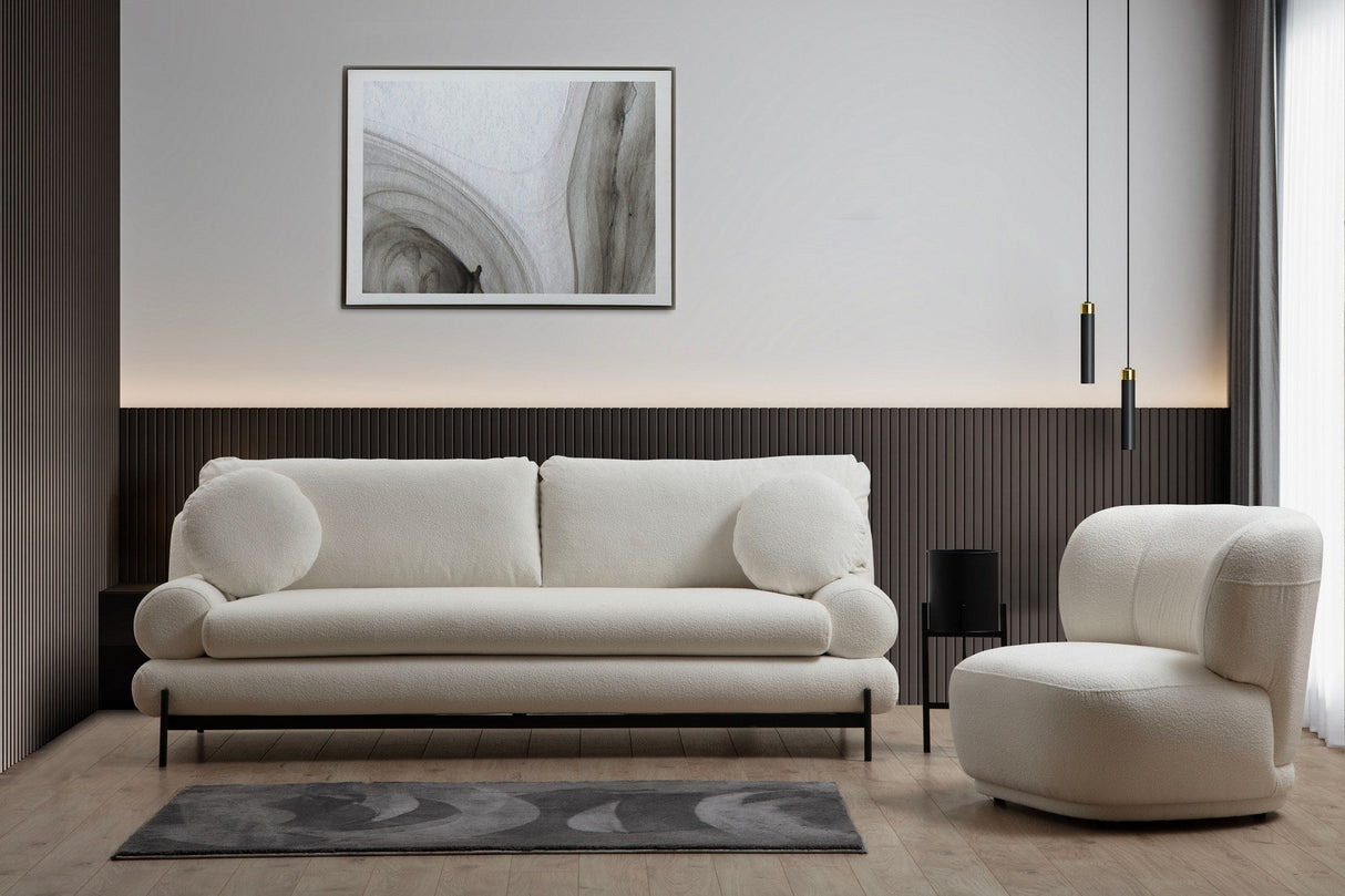 Canapea fixă Livorno, Alb, Diverse configurații, Diverse dimensiuni - 230x92x85 cm - 3 locuri | SKU: 560ARE1365 | Canapea fixă Livorno, Alb, varianta 230x92x85 cm - 3 locuri, produs pentru amenajarea locuinței, disponibil online în România la CasaMob