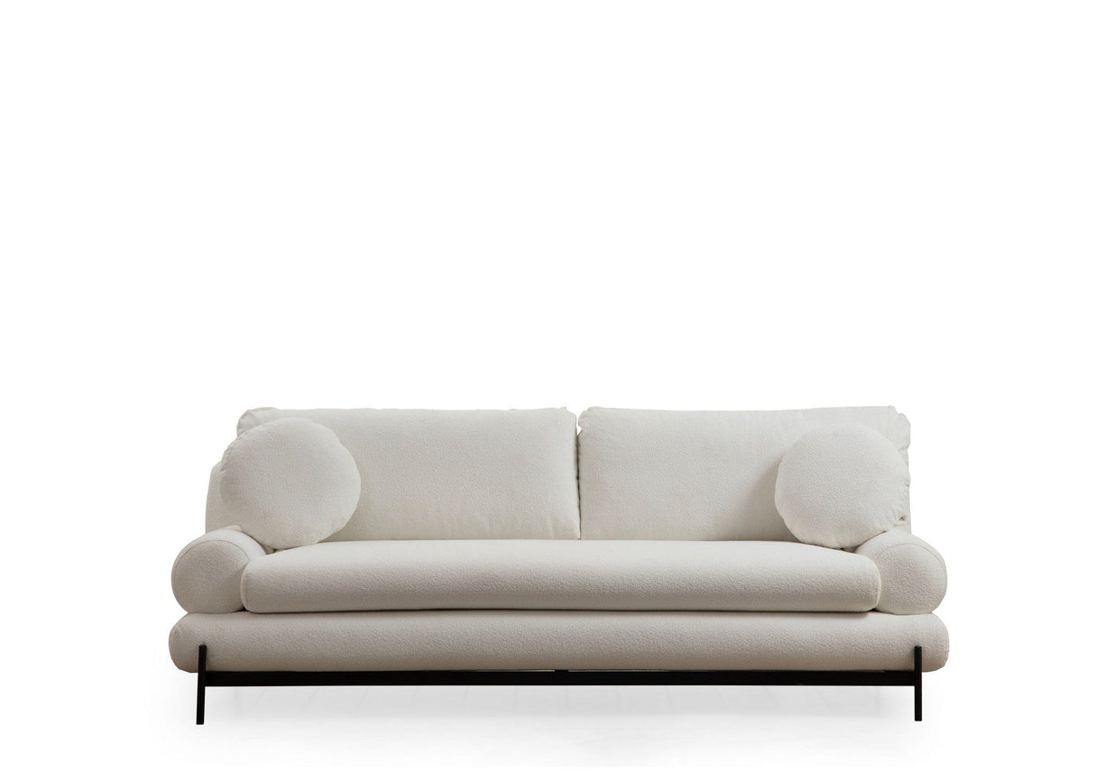 Canapea fixă Livorno, Alb, Diverse configurații, Diverse dimensiuni - 230x92x85 cm - 3 locuri | SKU: 560ARE1365 | Canapea fixă Livorno, Alb, varianta 230x92x85 cm - 3 locuri, produs pentru amenajarea locuinței, disponibil online în România la CasaMob