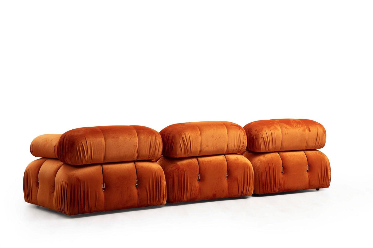 Fotoliu Lux Pufosii, 95x65x75 cm, Interschimbabil - portocale, SKU 560ARE1412