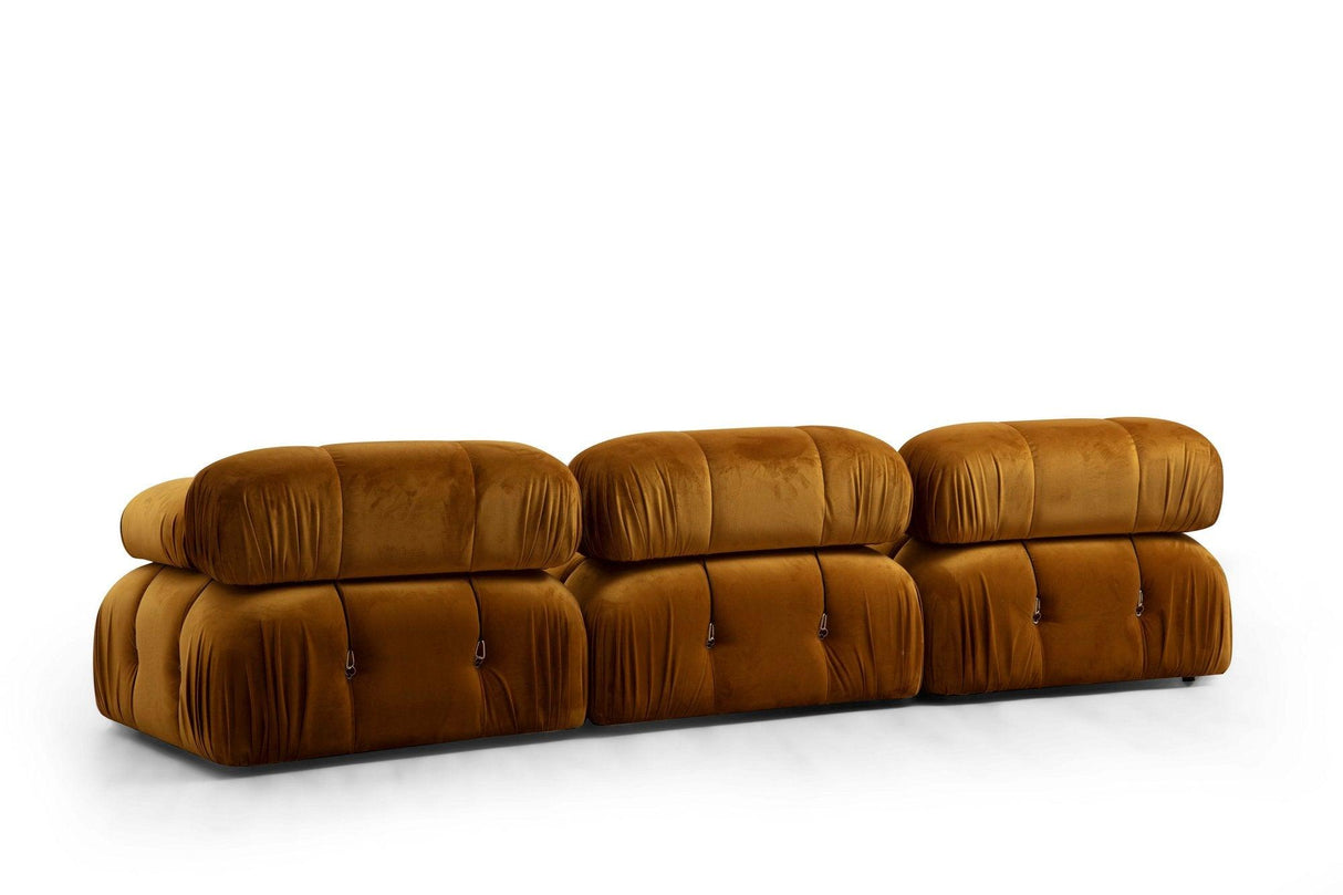 Fotoliu Lux Pufosii, 95x65x75 cm, Interschimbabil - Muştar, SKU 560ARE1412