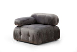 Fotoliu Lux Pufosii, 95x65x75 cm, Interschimbabil - Gri, SKU 560ARE1412