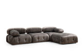 Fotoliu Lux Pufosii, 95x65x75 cm, Interschimbabil - Gri, SKU 560ARE1412