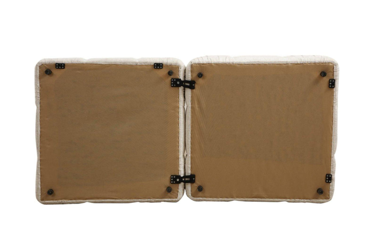 Fotoliu Lux Pufosii, 95x65x75 cm, Interschimbabil - Crem, SKU 560ARE1412