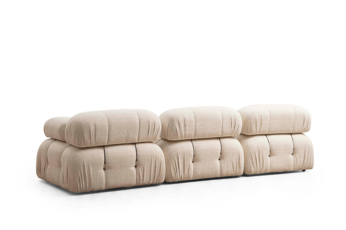 Fotoliu Lux Pufosii, 95x65x75 cm, Interschimbabil - Crem, SKU 560ARE1412