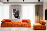 Taburet Bubble Pouffe, Diverse culori, 95x65x45 cm - Portocaliu | SKU: 560ARE1427 | Taburet Bubble Pouffe, 95x65x45 cm, varianta Portocaliu, produs pentru amenajarea locuinței, disponibil online în România la CasaMob