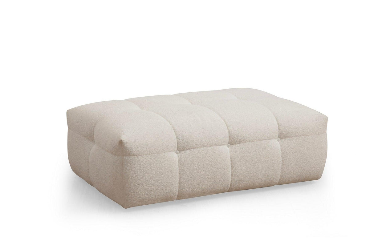 Tuffet Taburet Cady Ottoman Bej, 120 x 42 x 80 cm
