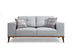 Gri | SKU: 560ARE1503 | Canapea extensibilă Bellisimo, 2 locuri, Fixă, Gri, 184x85x91 cm, varianta Gri, produs pentru amenajarea locuinței, disponibil online în România la CasaMob