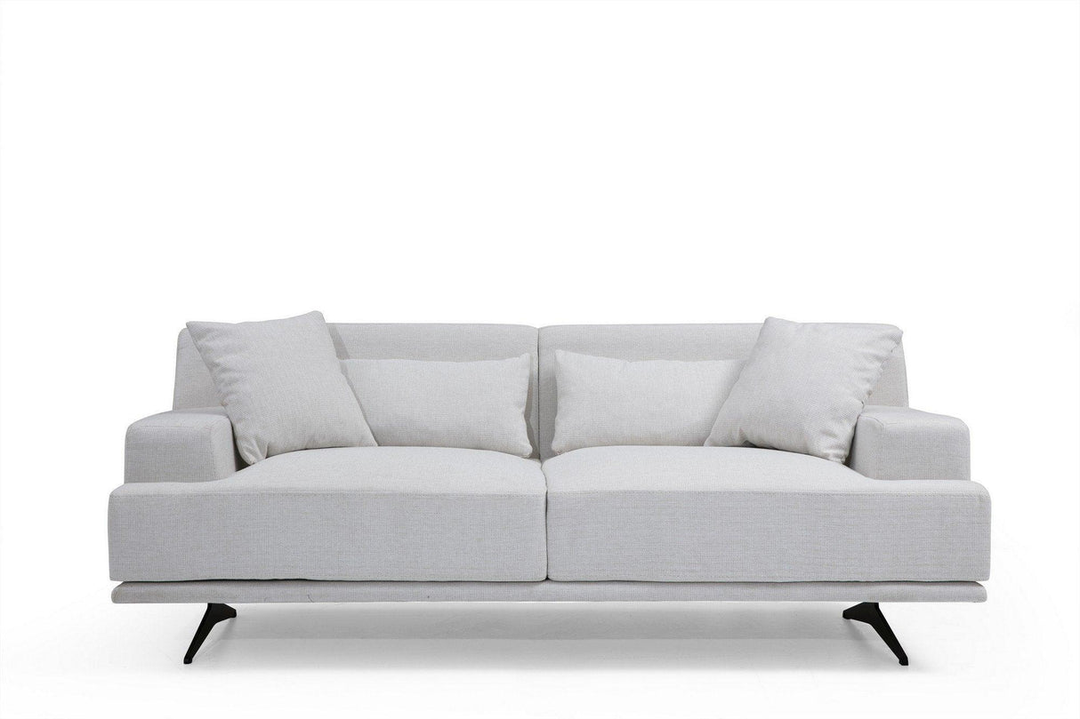 Canapea Fixa cu 2 Locuri Bentley, 200 x 80 x 110 cm - Bej, SKU 560ARE1507