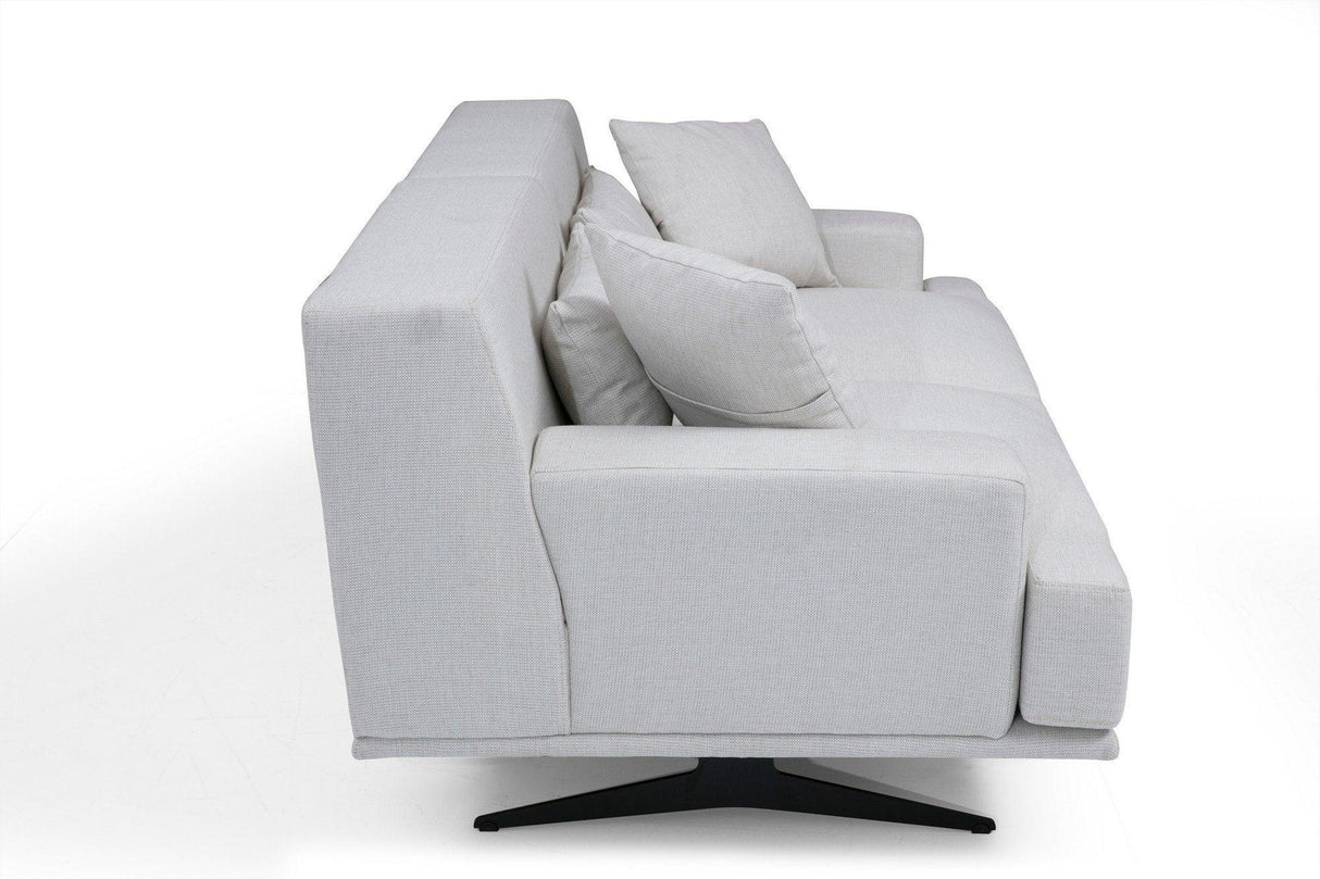 Canapea Fixa cu 2 Locuri Bentley, 200 x 80 x 110 cm - Bej, SKU 560ARE1507