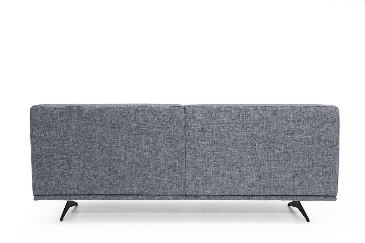 Canapea Fixa cu 2 Locuri Bentley, 200 x 80 x 110 cm - Gri, SKU 560ARE1507