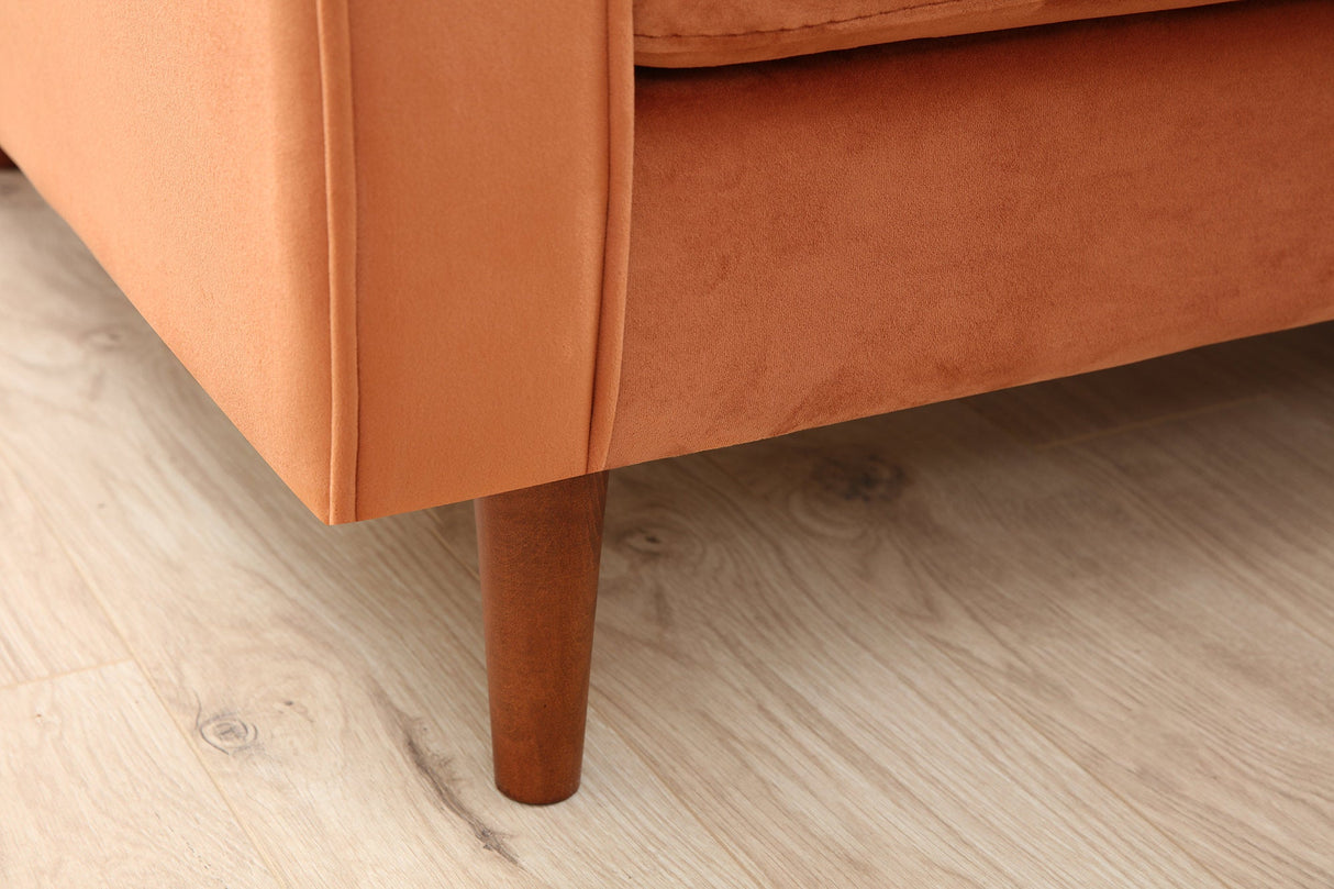 Canapea fixă Rome, Diverse culori, Diverse configurații, Ø10x70 cm - Portocaliu - 2 locuri | SKU: 560ARE1514 | Canapea fixă Rome, Ø10x70 cm, varianta Portocaliu - 2 locuri, produs pentru amenajarea locuinței, disponibil online în România la CasaMob