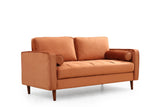 Canapea fixă Rome, Diverse culori, Diverse configurații, Ø10x70 cm - Portocaliu - 2 locuri | SKU: 560ARE1514 | Canapea fixă Rome, Ø10x70 cm, varianta Portocaliu - 2 locuri, produs pentru amenajarea locuinței, disponibil online în România la CasaMob