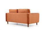 Canapea fixă Rome, Diverse culori, Diverse configurații, Ø10x70 cm - Portocaliu - 2 locuri | SKU: 560ARE1514 | Canapea fixă Rome, Ø10x70 cm, varianta Portocaliu - 2 locuri, produs pentru amenajarea locuinței, disponibil online în România la CasaMob