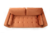 Canapea fixă Rome, Diverse culori, Diverse configurații, Ø10x70 cm - Portocaliu - 2 locuri | SKU: 560ARE1514 | Canapea fixă Rome, Ø10x70 cm, varianta Portocaliu - 2 locuri, produs pentru amenajarea locuinței, disponibil online în România la CasaMob