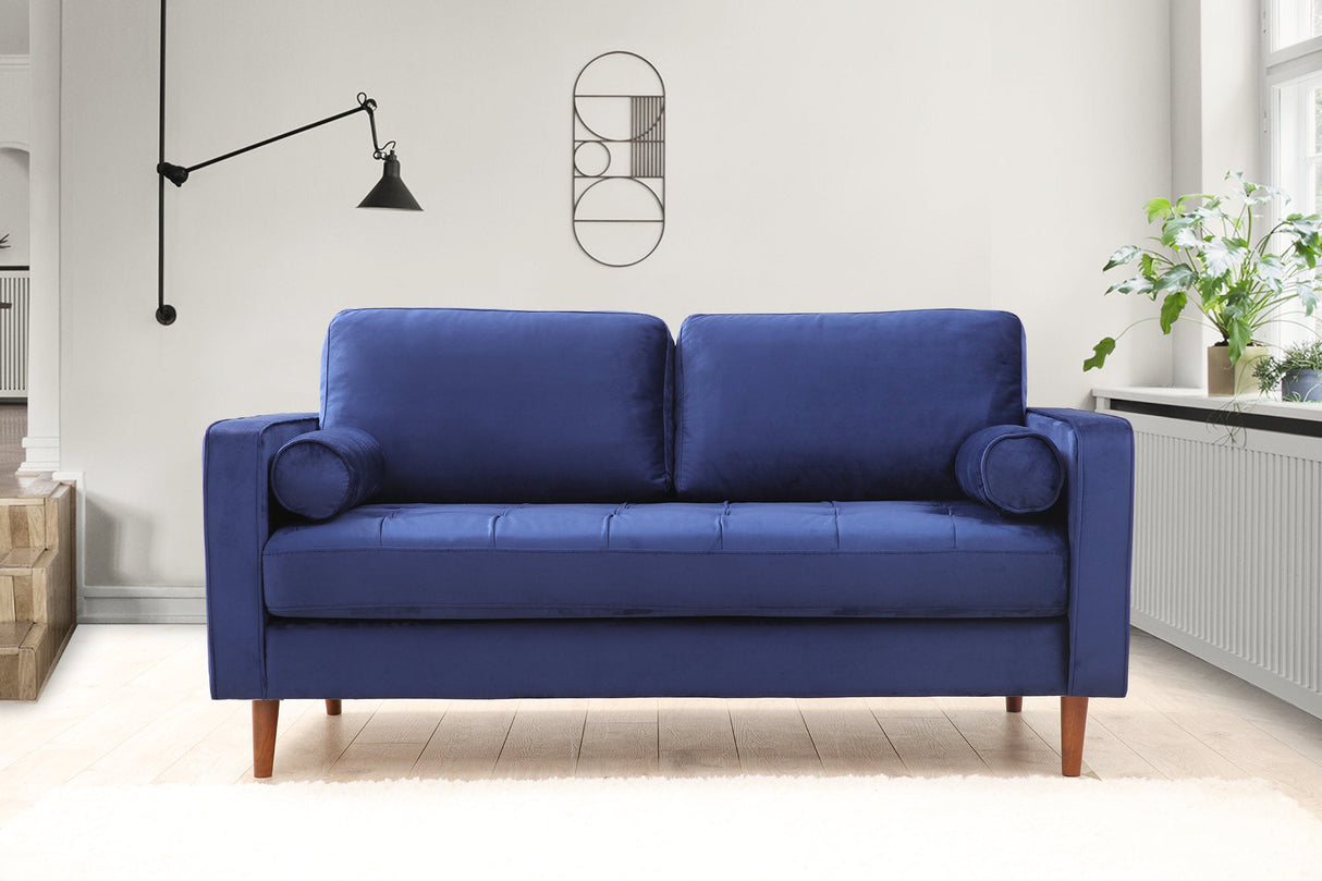 Canapea fixă Rome, Diverse culori, Diverse configurații, Ø10x70 cm - Bleumarin - 2 locuri | SKU: 560ARE1515 | Canapea fixă Rome, Ø10x70 cm, varianta Bleumarin - 2 locuri, produs pentru amenajarea locuinței, disponibil online în România la CasaMob