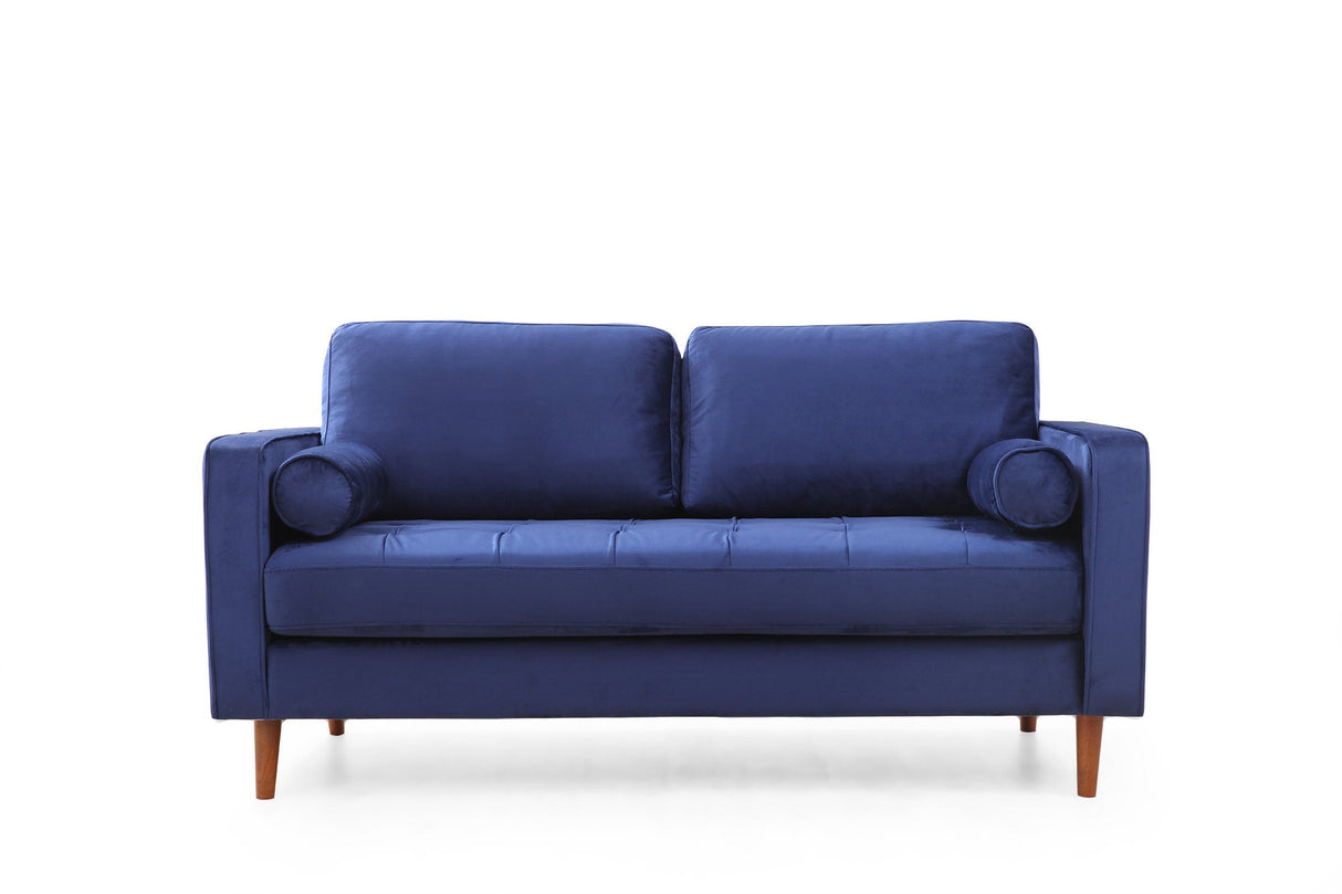 Canapea fixă Rome, Diverse culori, Diverse configurații, Ø10x70 cm - Bleumarin - 2 locuri | SKU: 560ARE1515 | Canapea fixă Rome, Ø10x70 cm, varianta Bleumarin - 2 locuri, produs pentru amenajarea locuinței, disponibil online în România la CasaMob