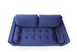 Canapea fixă Rome, Diverse culori, Diverse configurații, Ø10x70 cm - Bleumarin - 2 locuri | SKU: 560ARE1515 | Canapea fixă Rome, Ø10x70 cm, varianta Bleumarin - 2 locuri, produs pentru amenajarea locuinței, disponibil online în România la CasaMob