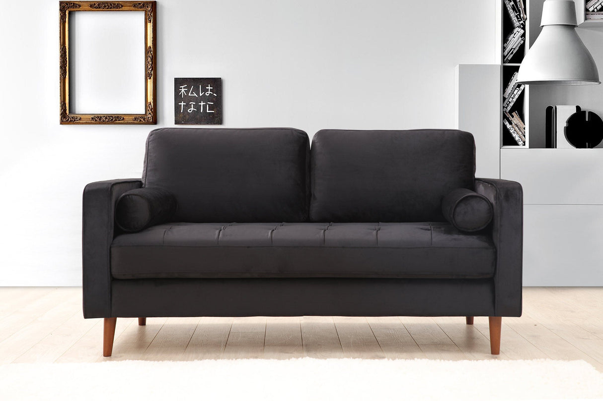 Canapea fixă Rome, Diverse culori, Diverse configurații, Ø10x70 cm - Negru - Stejar - 2 locuri | SKU: 560ARE1516 | Canapea fixă Rome, Ø10x70 cm, varianta Negru - Stejar - 2 locuri, produs pentru amenajarea locuinței, disponibil online în România la CasaMob