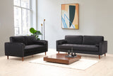 Canapea fixă Rome, Diverse culori, Diverse configurații, Ø10x70 cm - Negru - Stejar - 2 locuri | SKU: 560ARE1516 | Canapea fixă Rome, Ø10x70 cm, varianta Negru - Stejar - 2 locuri, produs pentru amenajarea locuinței, disponibil online în România la CasaMob