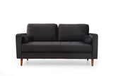 Canapea fixă Rome, Diverse culori, Diverse configurații, Ø10x70 cm - Negru - Stejar - 2 locuri | SKU: 560ARE1516 | Canapea fixă Rome, Ø10x70 cm, varianta Negru - Stejar - 2 locuri, produs pentru amenajarea locuinței, disponibil online în România la CasaMob