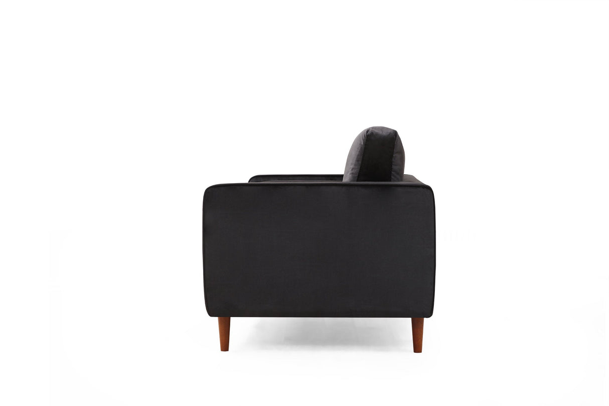 Canapea fixă Rome, Diverse culori, Diverse configurații, Ø10x70 cm - Negru - Stejar - 2 locuri | SKU: 560ARE1516 | Canapea fixă Rome, Ø10x70 cm, varianta Negru - Stejar - 2 locuri, produs pentru amenajarea locuinței, disponibil online în România la CasaMob