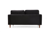 Canapea fixă Rome, Diverse culori, Diverse configurații, Ø10x70 cm - Negru - Stejar - 2 locuri | SKU: 560ARE1516 | Canapea fixă Rome, Ø10x70 cm, varianta Negru - Stejar - 2 locuri, produs pentru amenajarea locuinței, disponibil online în România la CasaMob