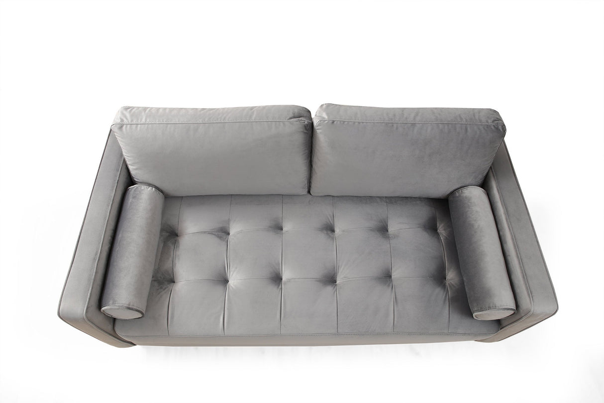 Canapea fixă Rome, Diverse culori, Diverse configurații, Ø10x70 cm - Gri deschis - 2 locuri | SKU: 560ARE1517 | Canapea fixă Rome, Ø10x70 cm, varianta Gri deschis - 2 locuri, produs pentru amenajarea locuinței, disponibil online în România la CasaMob