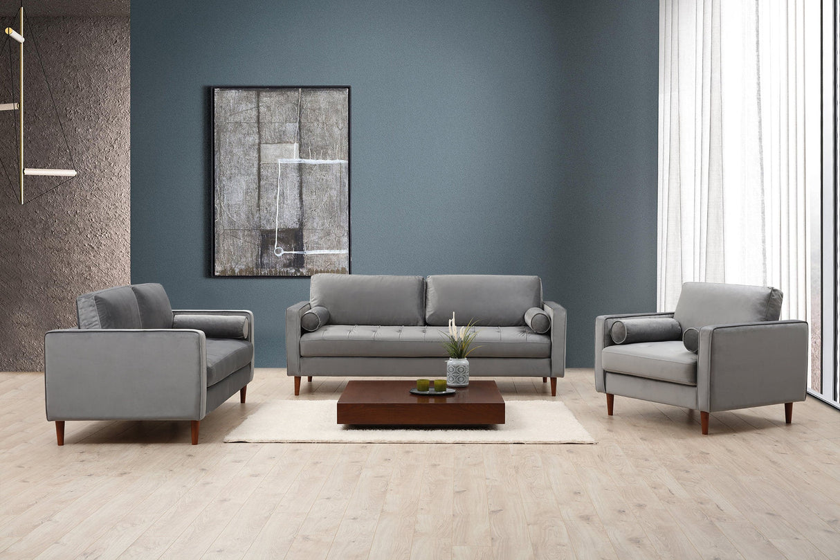 Canapea fixă Rome, Diverse culori, Diverse configurații, Ø10x70 cm - Gri deschis - 2 locuri | SKU: 560ARE1517 | Canapea fixă Rome, Ø10x70 cm, varianta Gri deschis - 2 locuri, produs pentru amenajarea locuinței, disponibil online în România la CasaMob