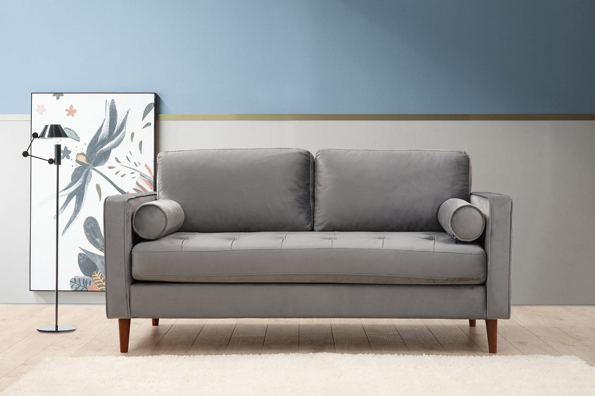 Canapea fixă Rome, Diverse culori, Diverse configurații, Ø10x70 cm - Gri deschis - 2 locuri | SKU: 560ARE1517 | Canapea fixă Rome, Ø10x70 cm, varianta Gri deschis - 2 locuri, produs pentru amenajarea locuinței, disponibil online în România la CasaMob