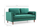 Canapea fixă Rome, Diverse culori, Diverse configurații, Ø10x70 cm - Verde - 2 locuri | SKU: 560ARE1518 | Canapea fixă Rome, Ø10x70 cm, varianta Verde - 2 locuri, produs pentru amenajarea locuinței, disponibil online în România la CasaMob