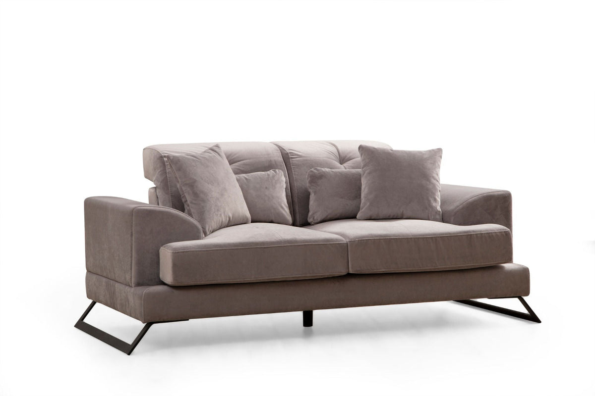 Gri deschis - 2 locuri | SKU: 560ARE1522 | Canapea fixă Frido, varianta Gri deschis - 2 locuri, produs pentru amenajarea locuinței, disponibil online în România la CasaMob