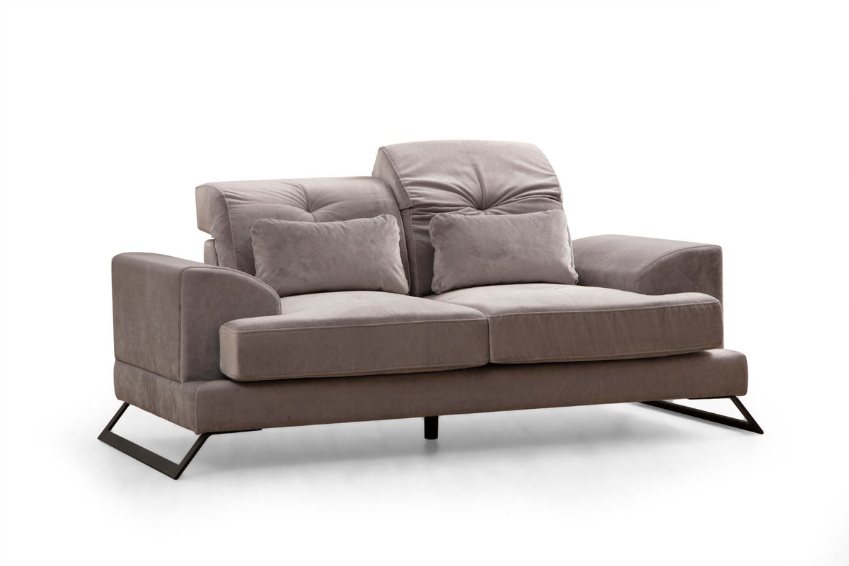 Gri deschis - 2 locuri | SKU: 560ARE1522 | Canapea fixă Frido, varianta Gri deschis - 2 locuri, produs pentru amenajarea locuinței, disponibil online în România la CasaMob