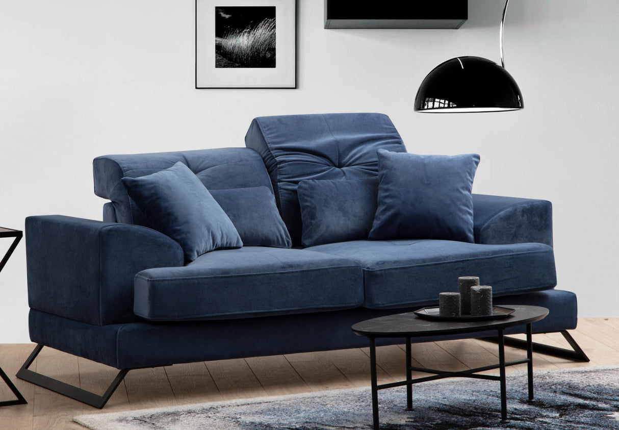 Canapea fixă Frido, Diverse culori, Diverse configurații - Bleumarin - 2 locuri | SKU: 560ARE1523 | Canapea fixă Frido, varianta Bleumarin - 2 locuri, produs pentru amenajarea locuinței, disponibil online în România la CasaMob