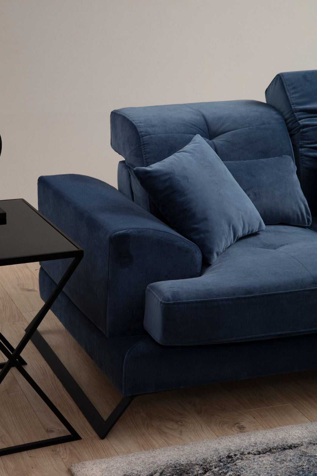 Canapea fixă Frido, Diverse culori, Diverse configurații - Bleumarin - 2 locuri | SKU: 560ARE1523 | Canapea fixă Frido, varianta Bleumarin - 2 locuri, produs pentru amenajarea locuinței, disponibil online în România la CasaMob
