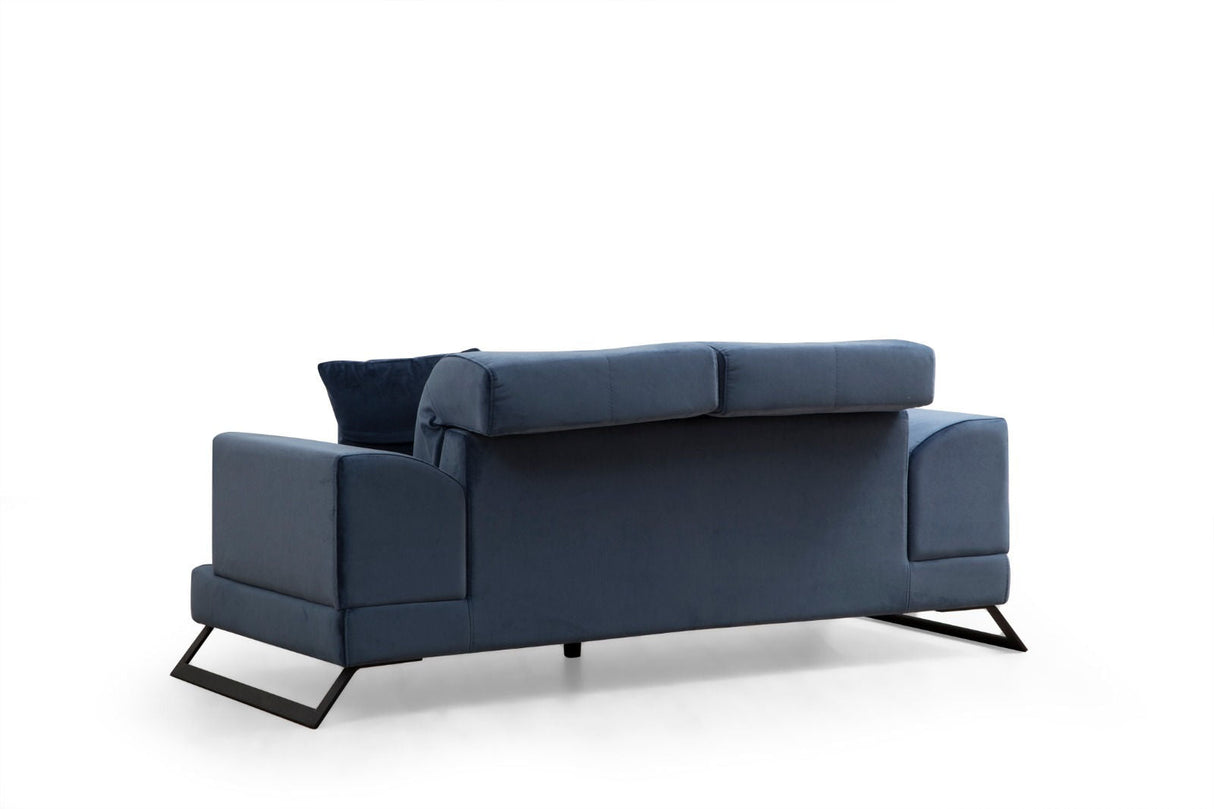 Canapea fixă Frido, Diverse culori, Diverse configurații - Bleumarin - 2 locuri | SKU: 560ARE1523 | Canapea fixă Frido, varianta Bleumarin - 2 locuri, produs pentru amenajarea locuinței, disponibil online în România la CasaMob
