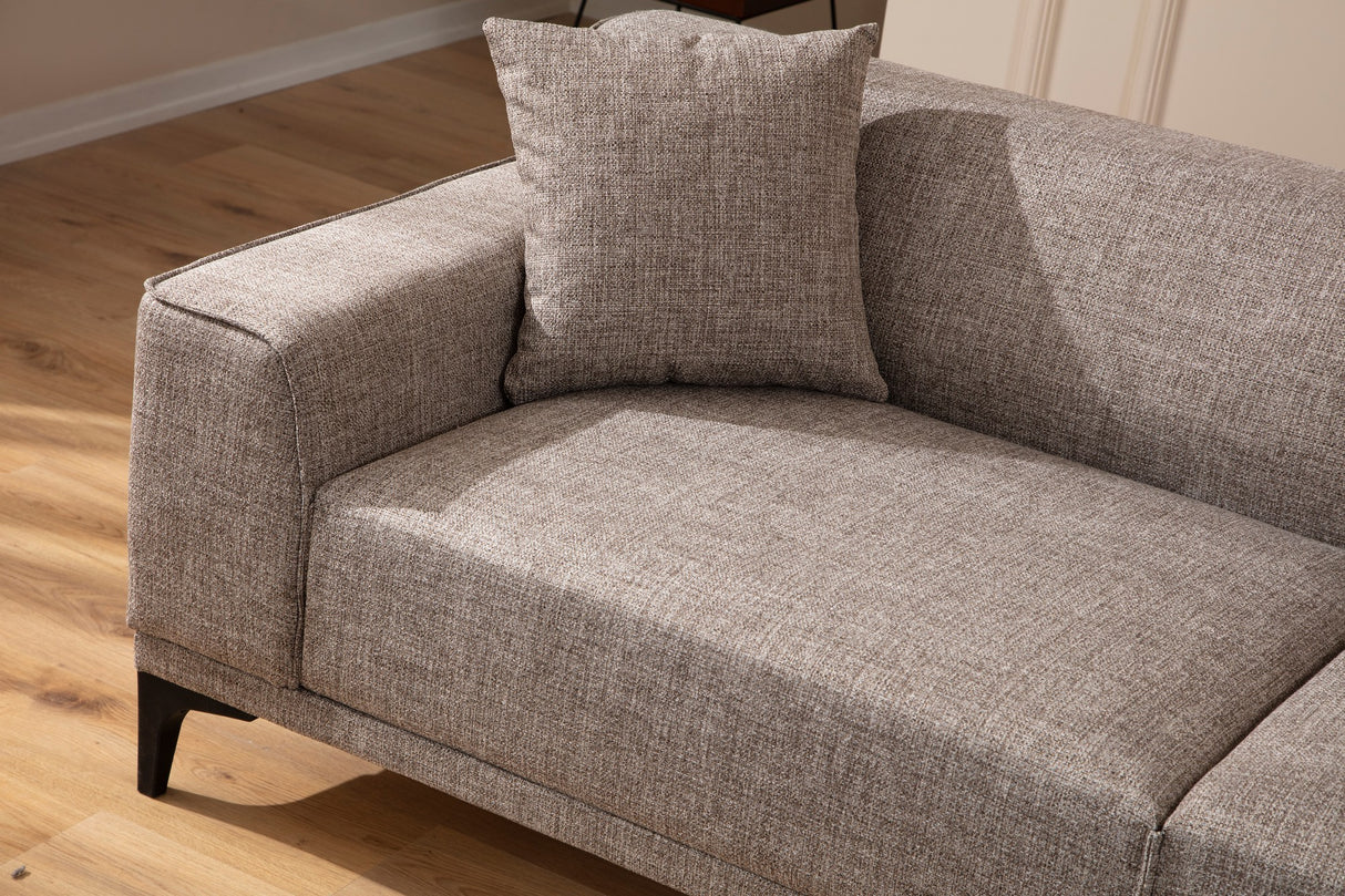 Canapea fixă 2 locuri Petra 2, Diverse culori, 165x86x87 cm - Fawn | SKU: 560ARE1524 | Canapea fixă 2 locuri Petra 2, 165x86x87 cm, varianta Fawn, produs pentru amenajarea locuinței, disponibil online în România la CasaMob